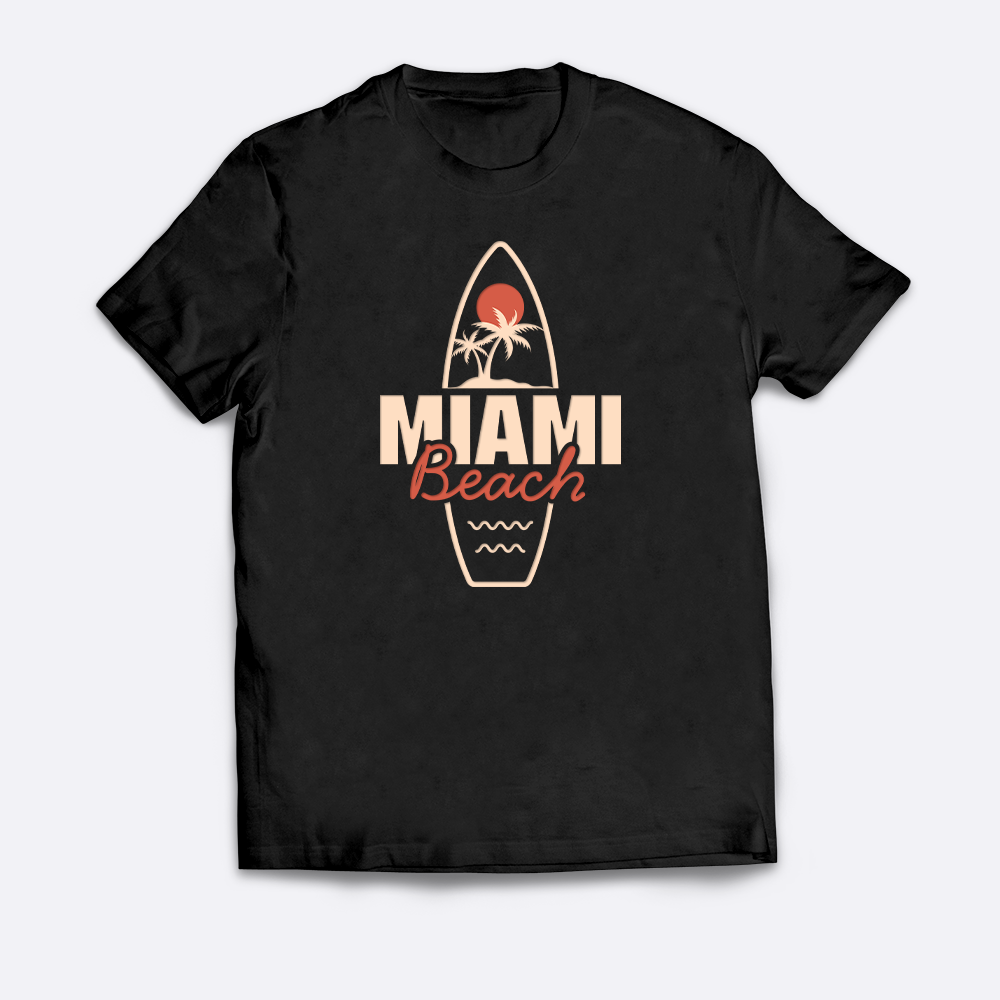 Miami Beach Surf T-Shirt