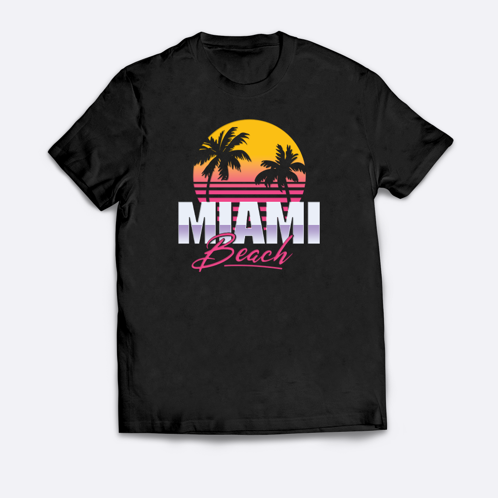 Retro Miami Beach T-Shirt